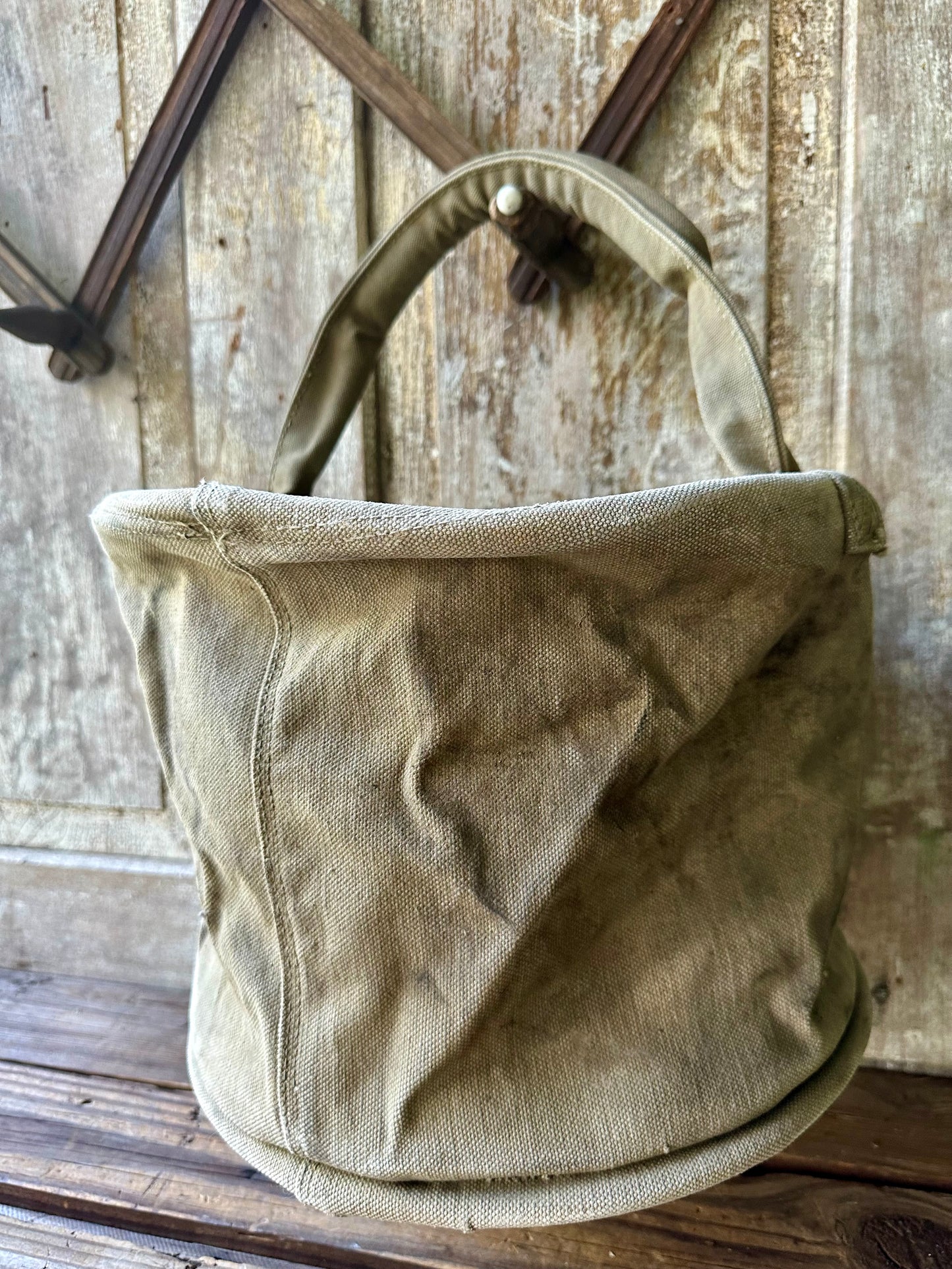 Canvas Collapsible Water Bucket Bag