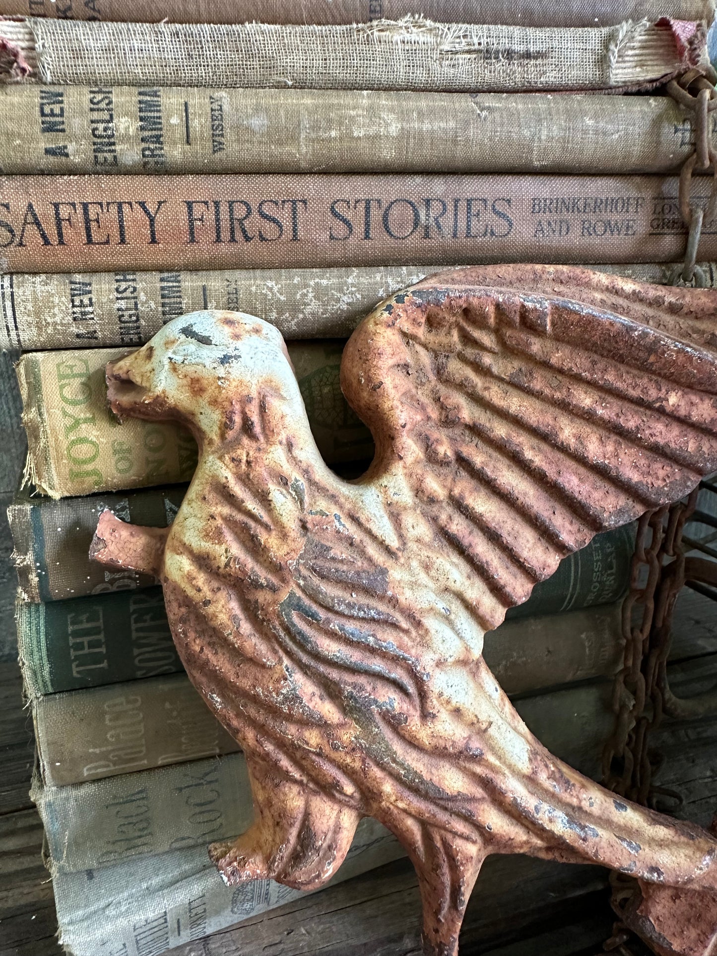 Rusty Metal Eagle Salvage Piece