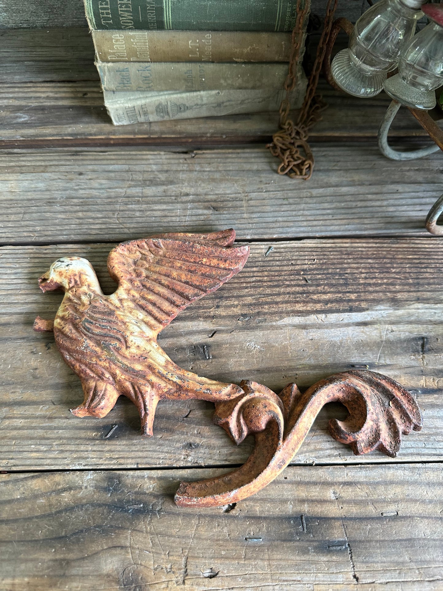 Rusty Metal Eagle Salvage Piece