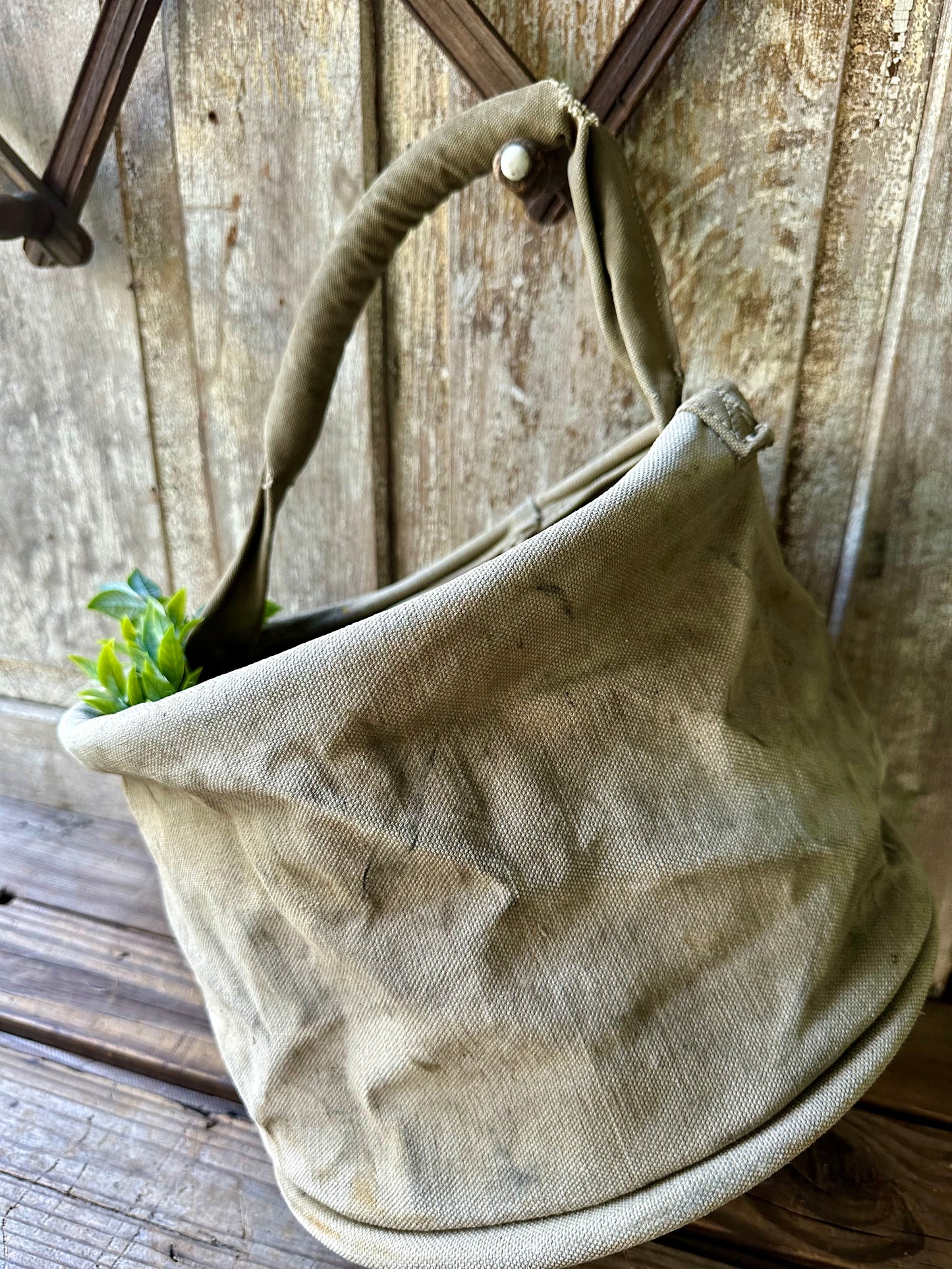 Canvas Collapsible Water Bucket Bag