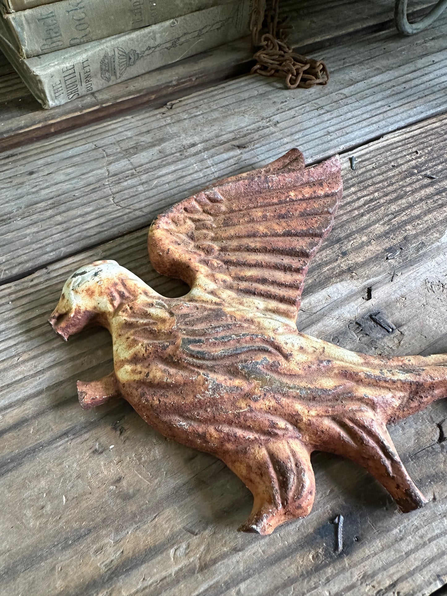 Rusty Metal Eagle Salvage Piece