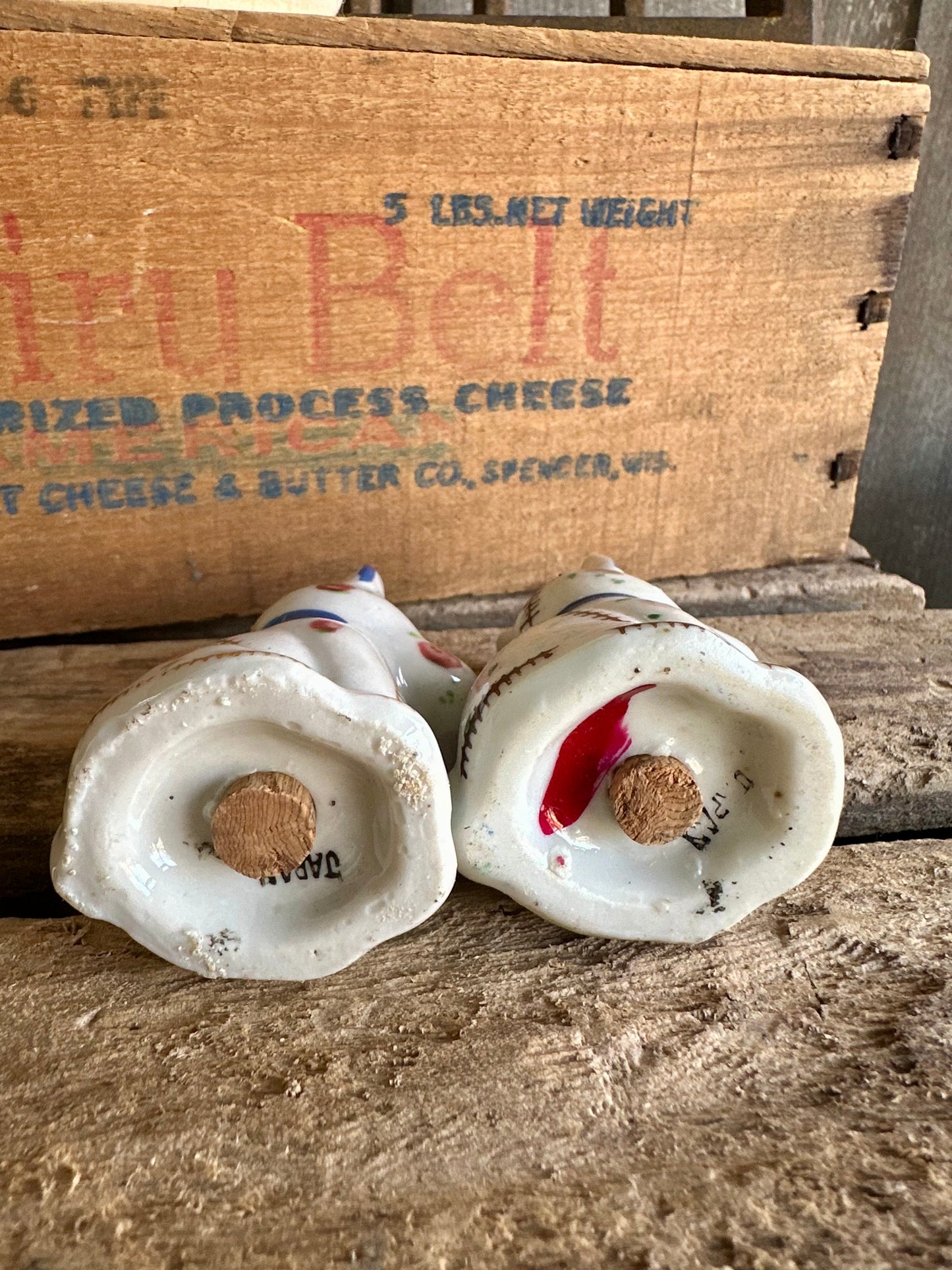 Dog Stitched Japan Salt & Pepper Set