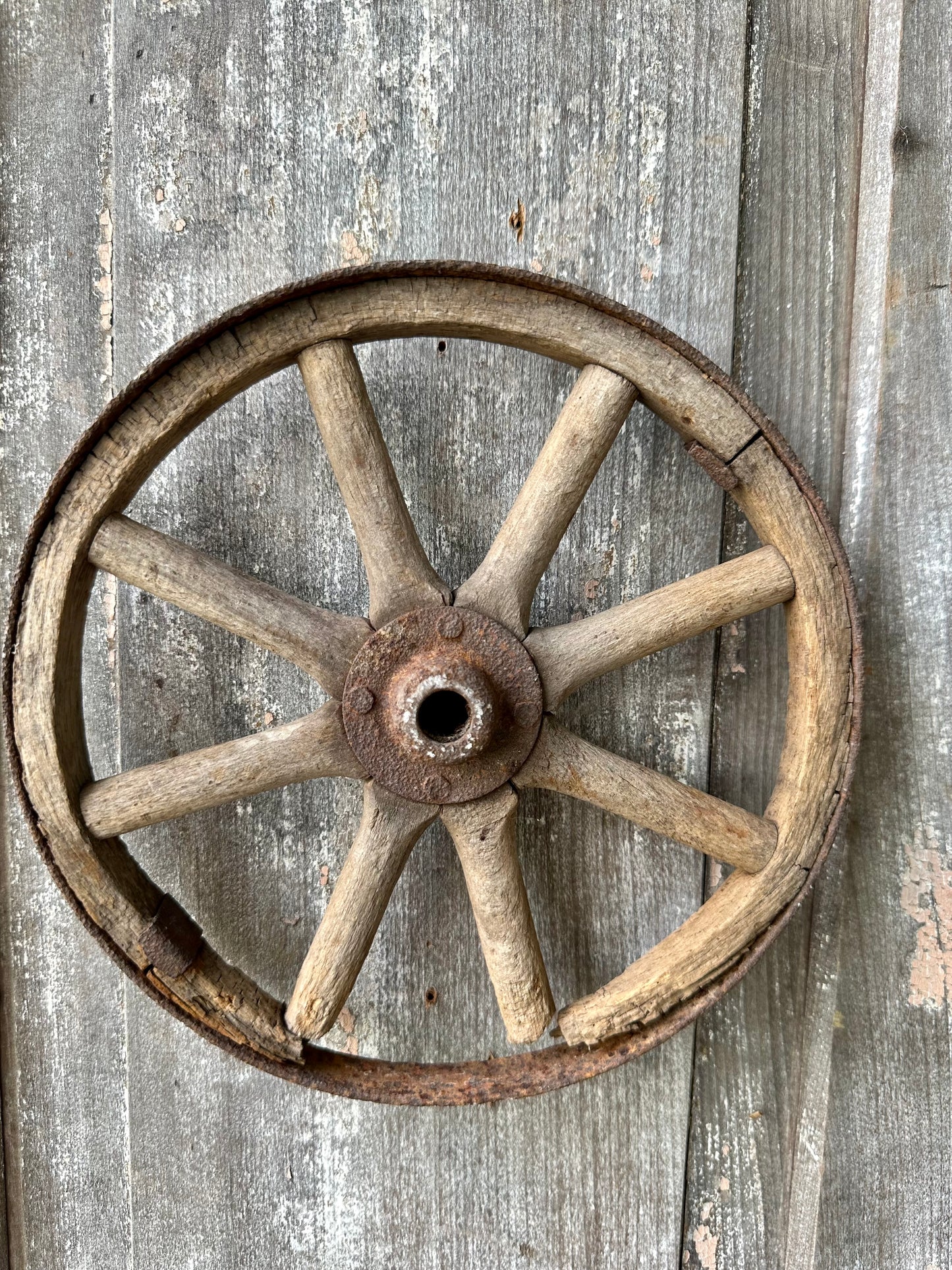 Wagon Wheel Wood & Metal