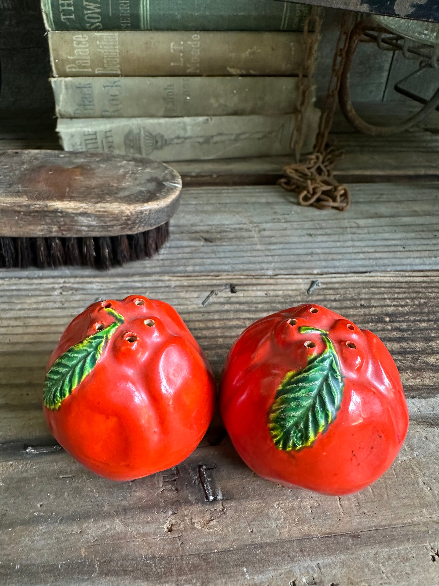 Tomato Set Of Two Salt & Pepper Shakers