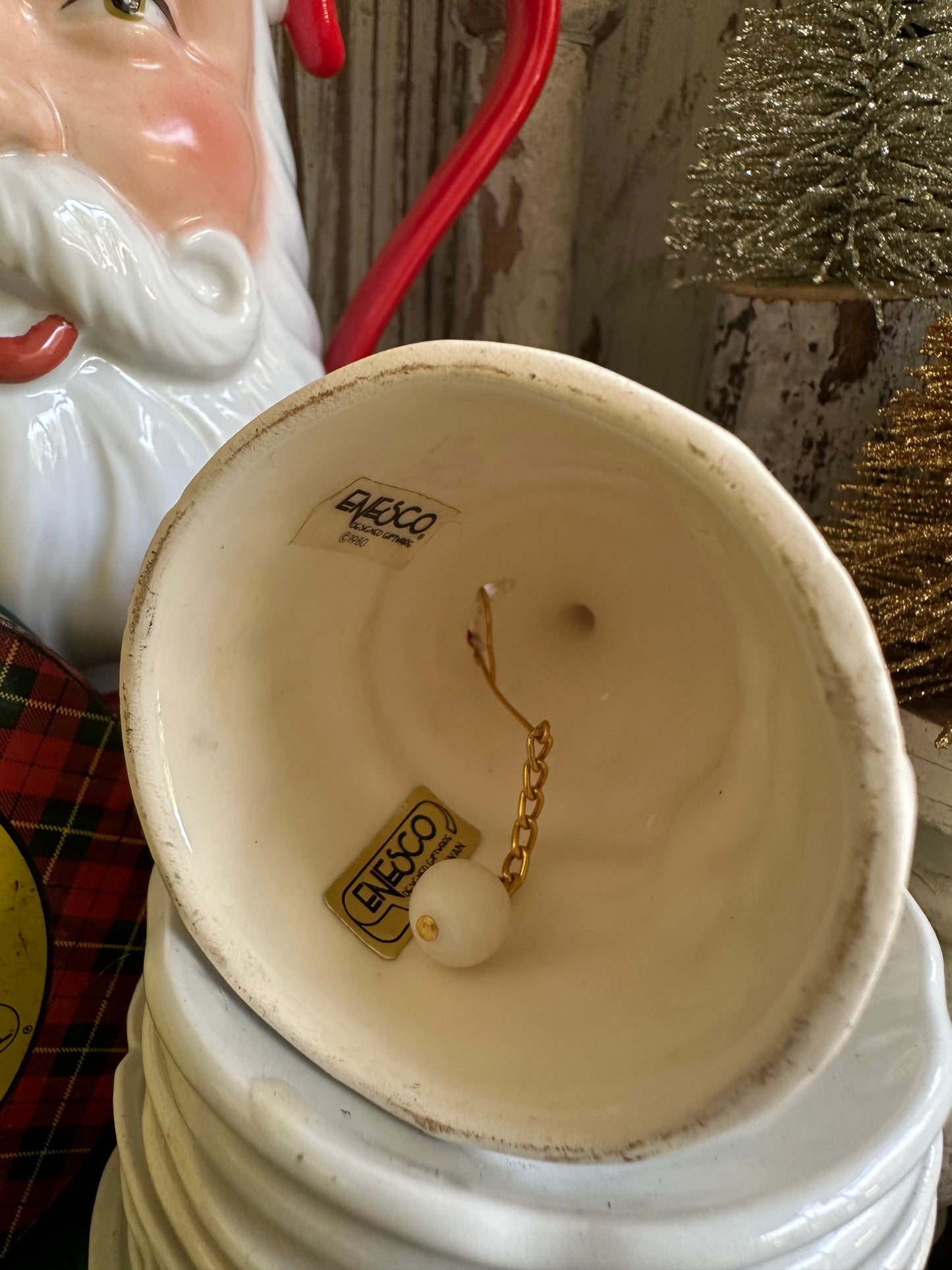 Santa Claus Bell Enesco 1980