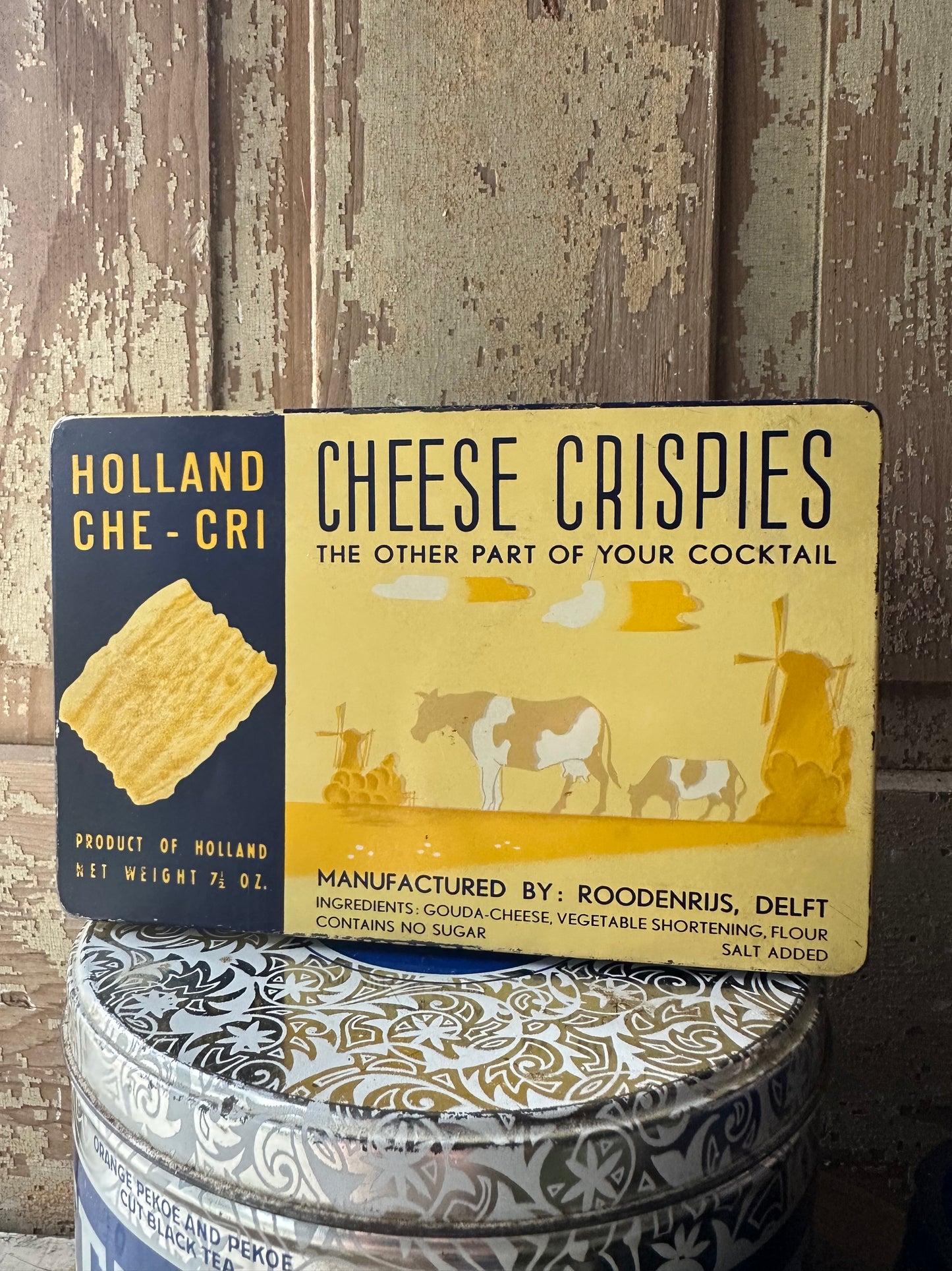 Cheese Crispies Tin