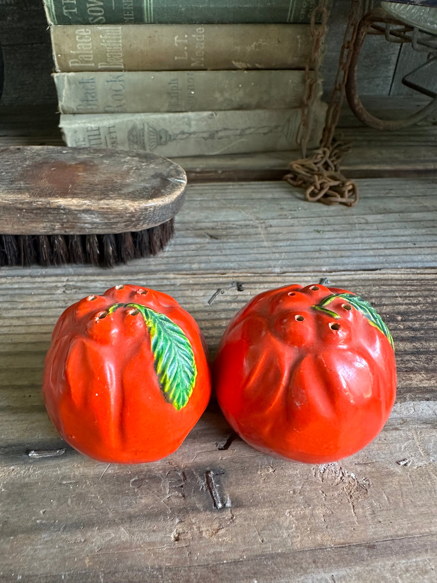Tomato Set Of Two Salt & Pepper Shakers