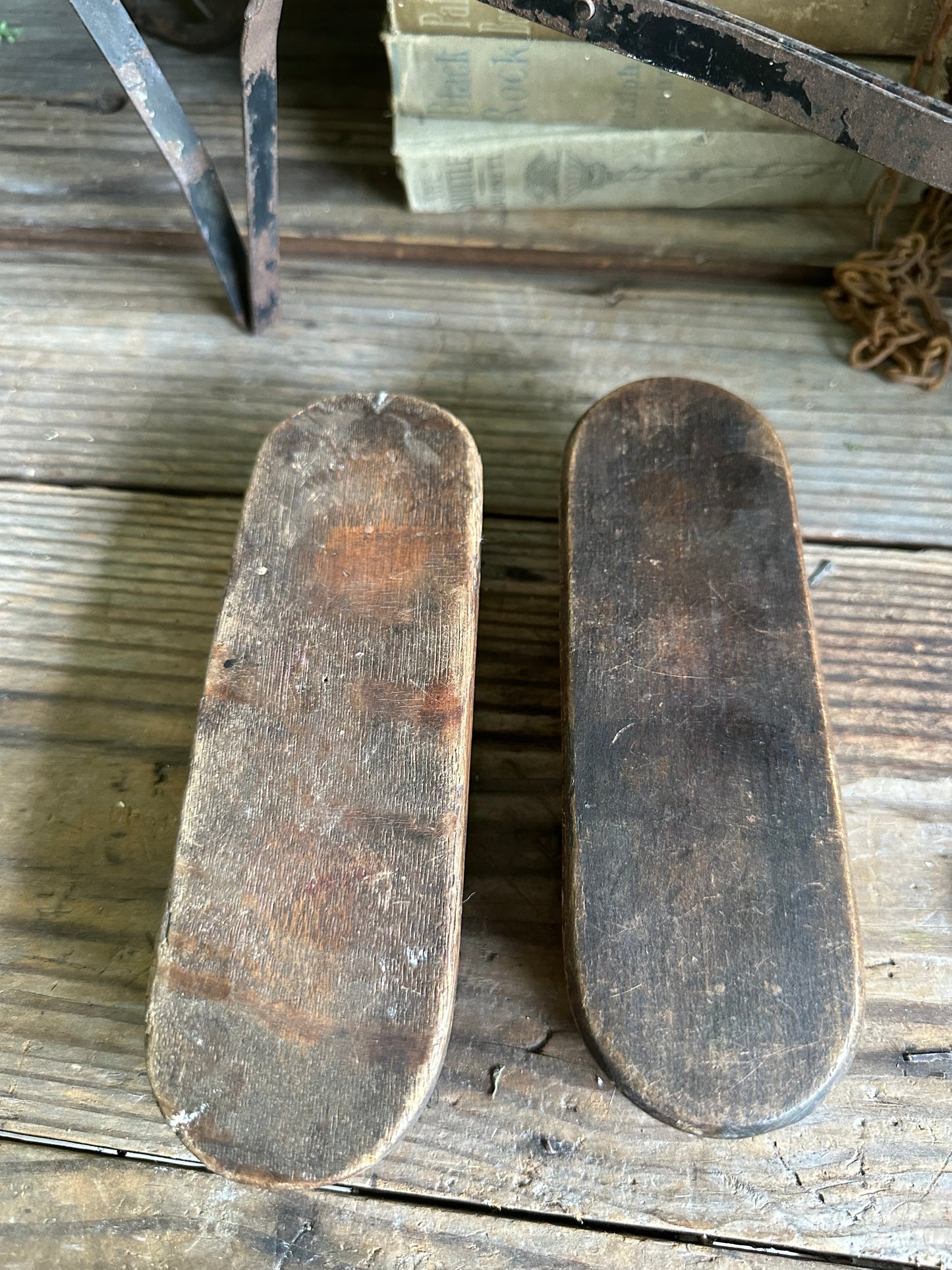 Brushes Set Of Two Wood Handle
