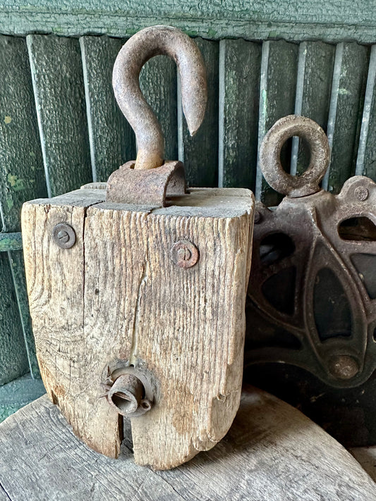 Wood Pulley Frame (no pulley sheave)