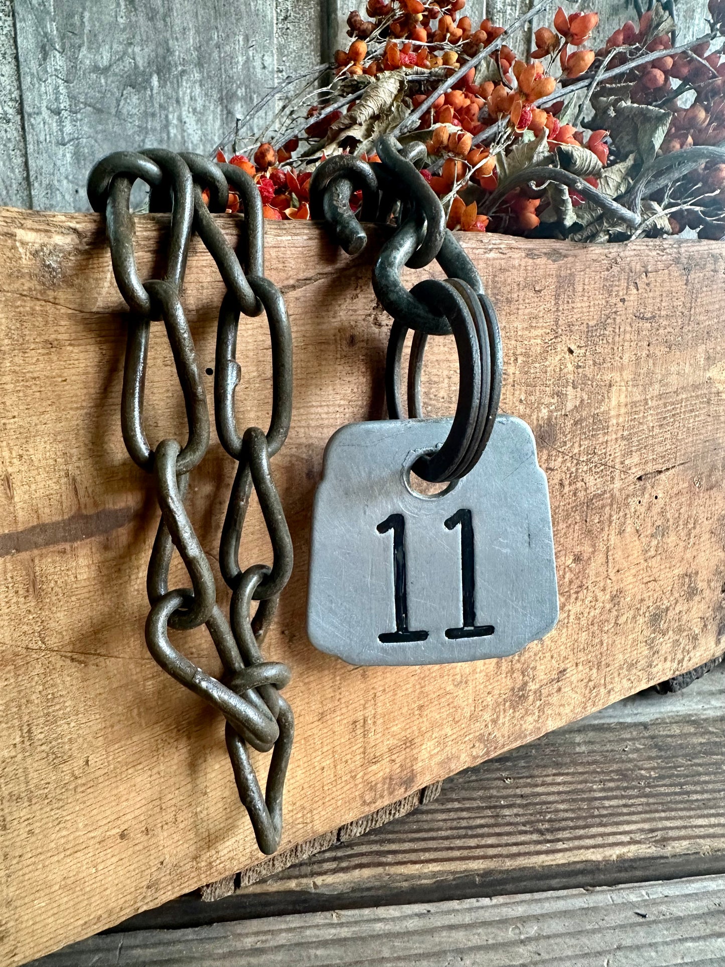 Cattle Tag With Chain #11