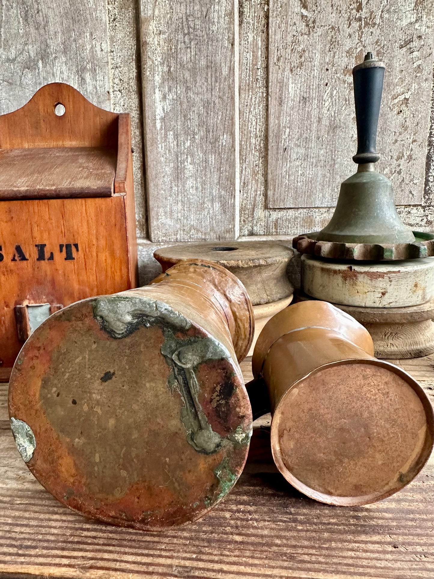 Copper Pitchers Set Of Two