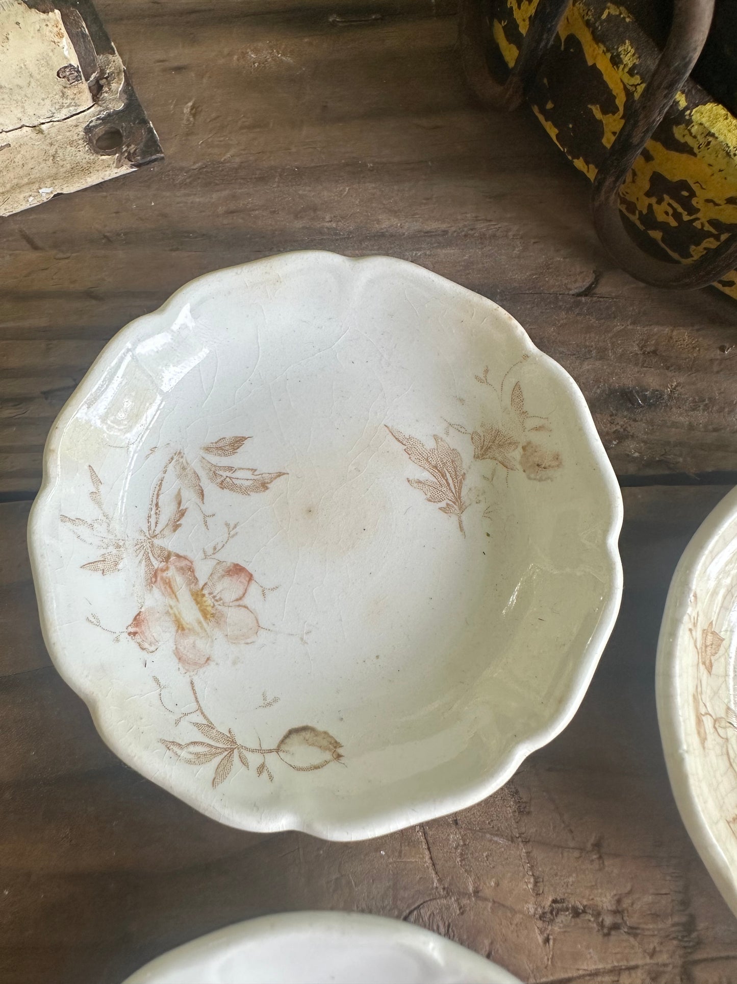 Butter Pats Set Of Four Transferware Johnson Bros England