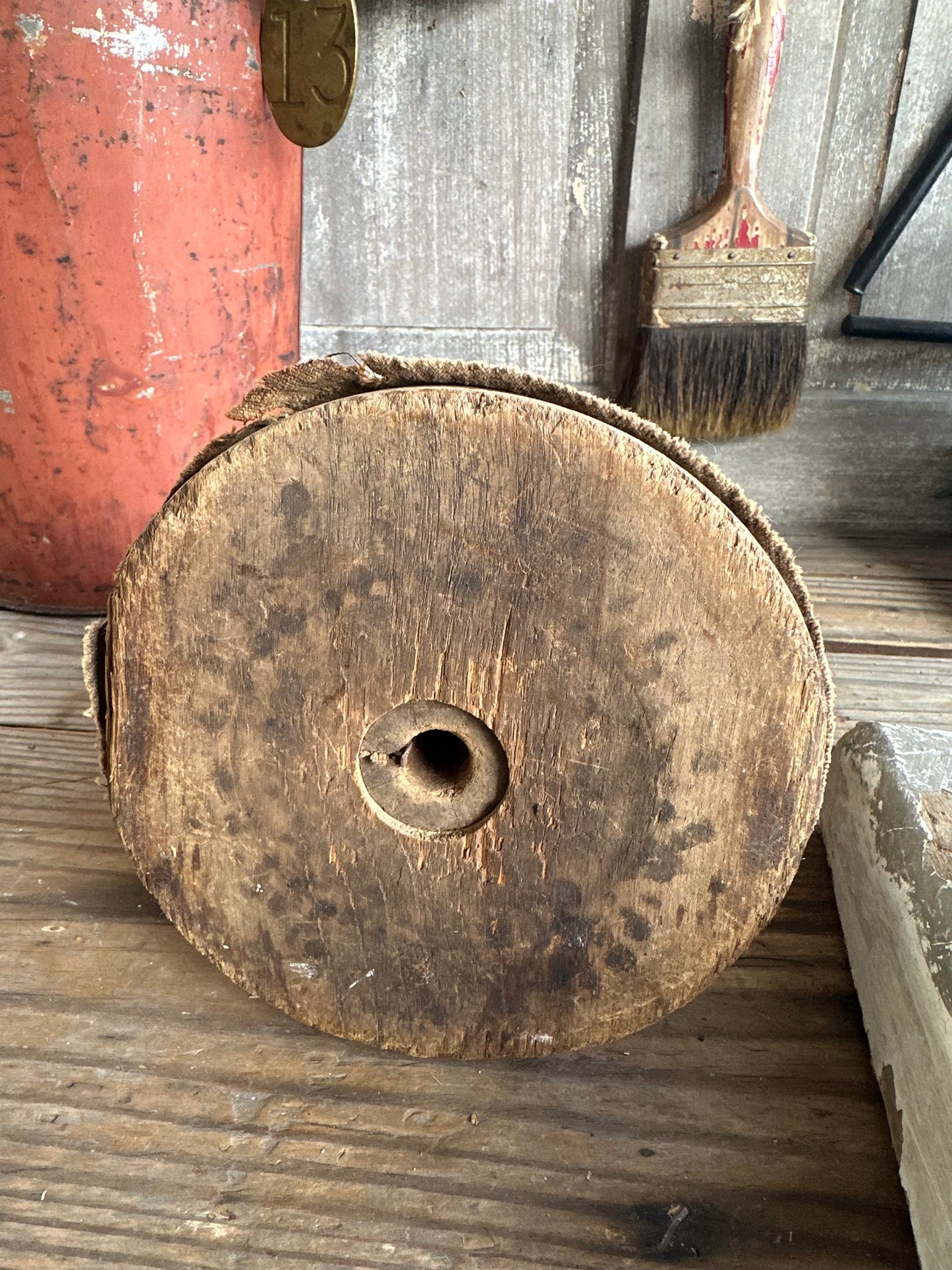 Large Wood Spool