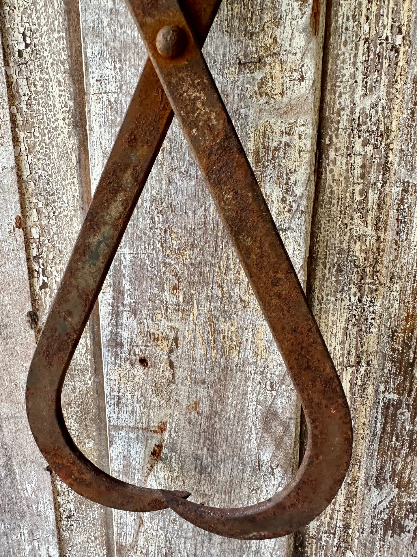 Ice Tongs Rusty Metal