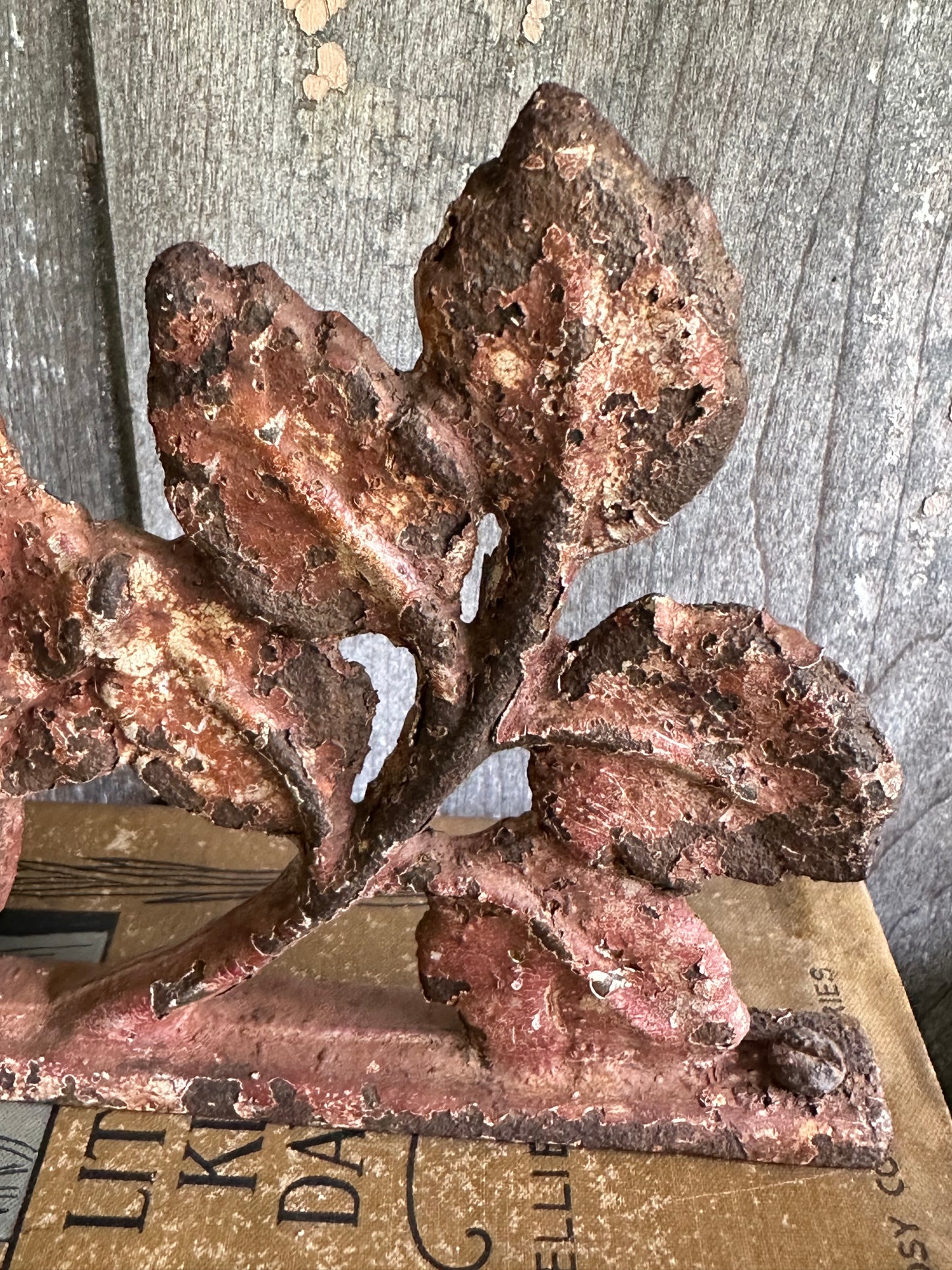 Rusty Metal Leaf Salvage Piece
