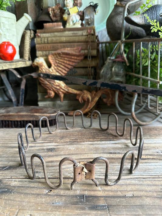 Spring Rusty Metal Wire
