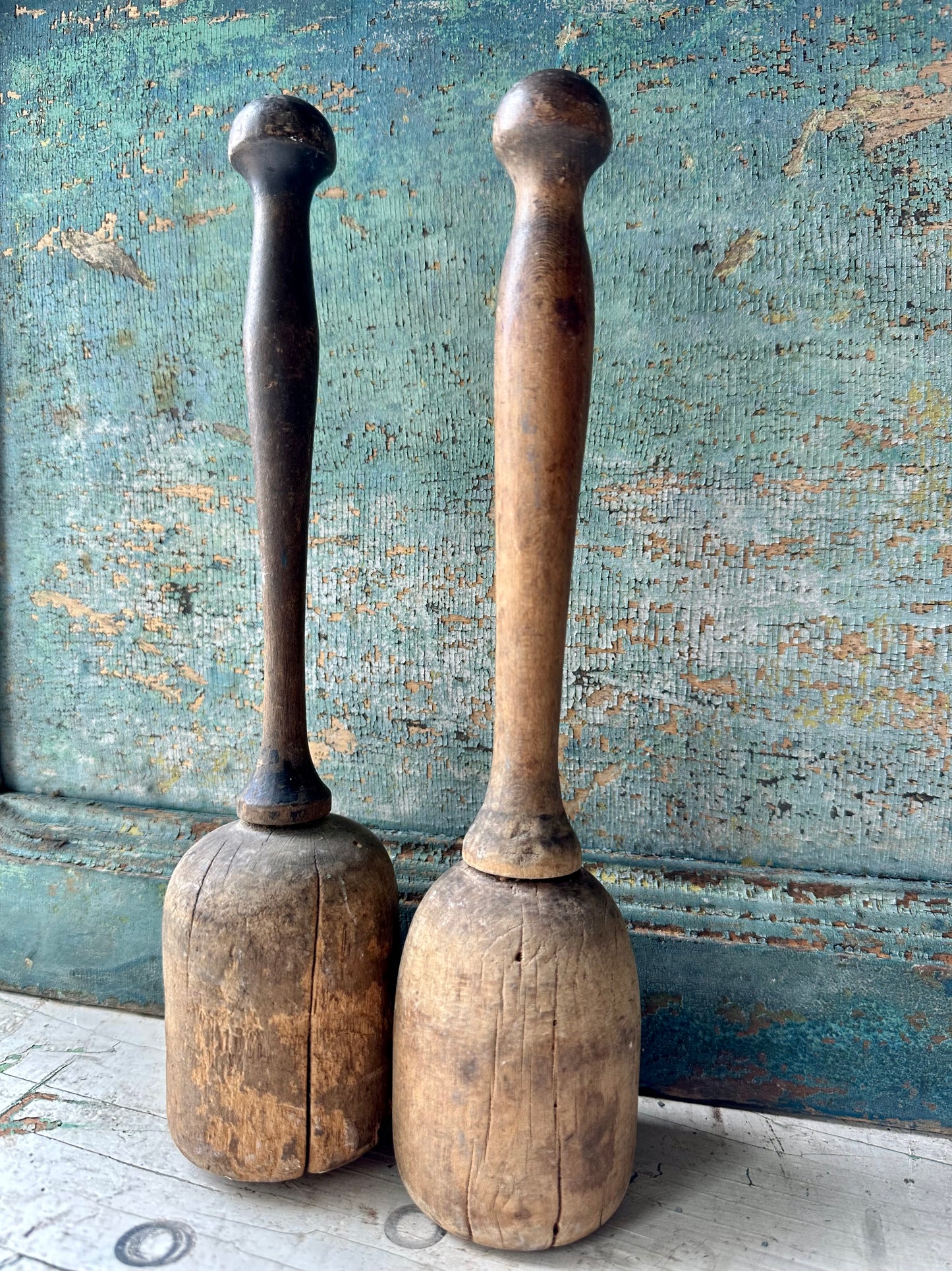 Wood Mashers Set Of Two