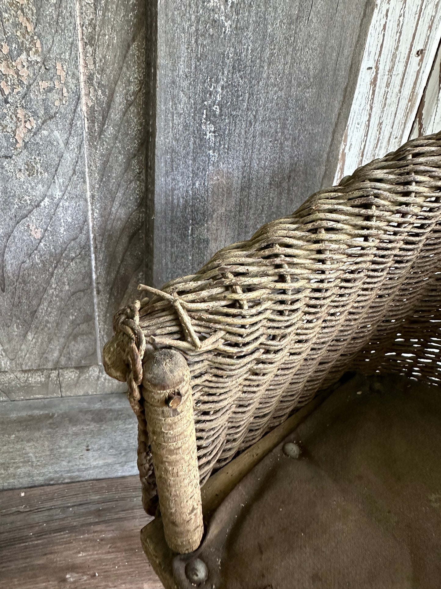 Wicker Doll Cart Carriage
