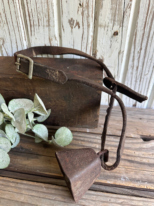 Goat/Cow Bell On Leather Strap
