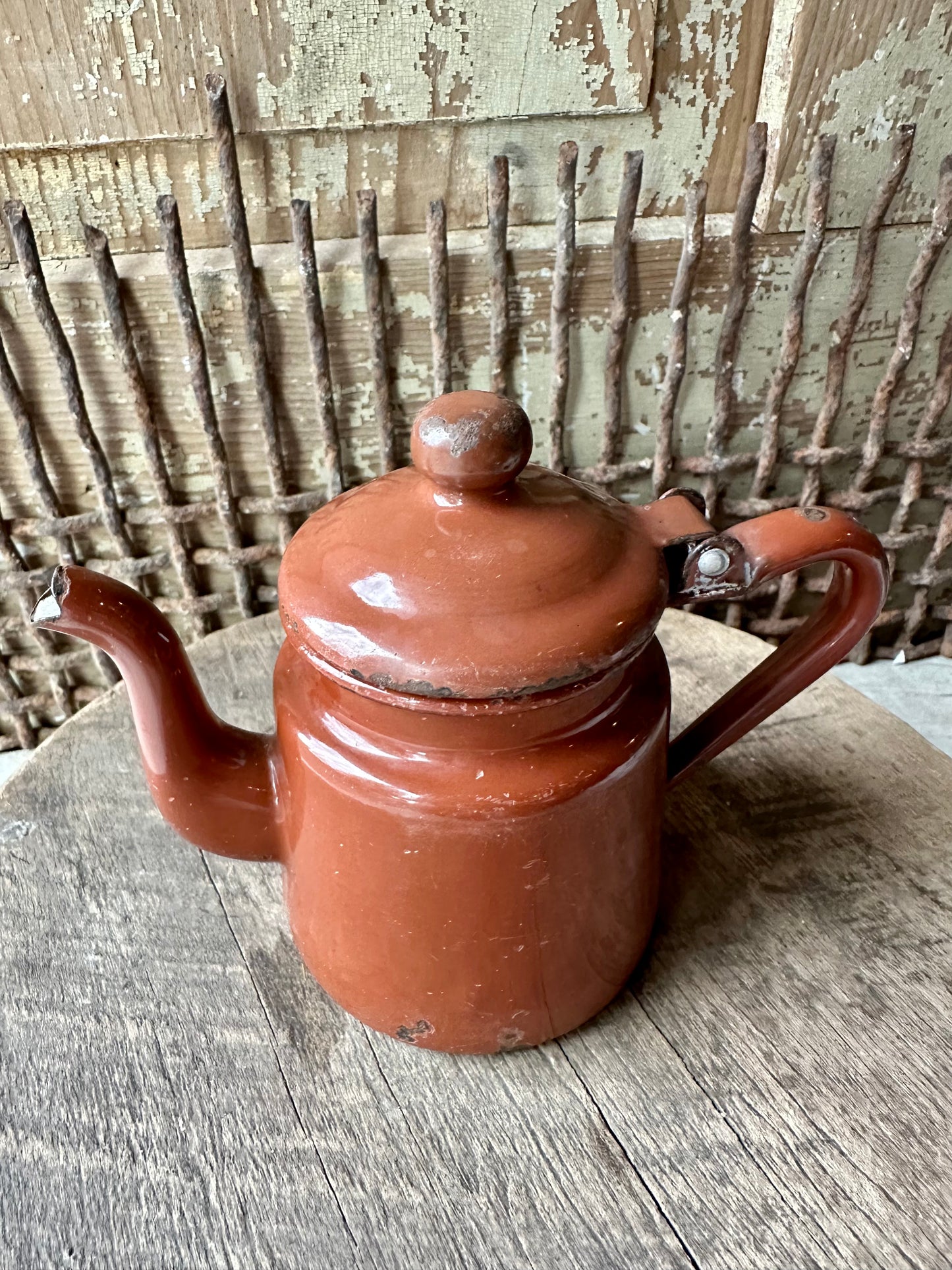 Enamelware Small Tea Pot