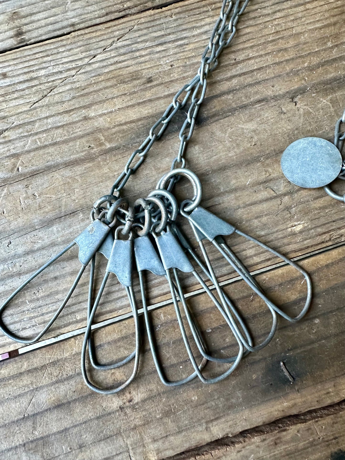 Fish Stringer Metal With 10 Clips