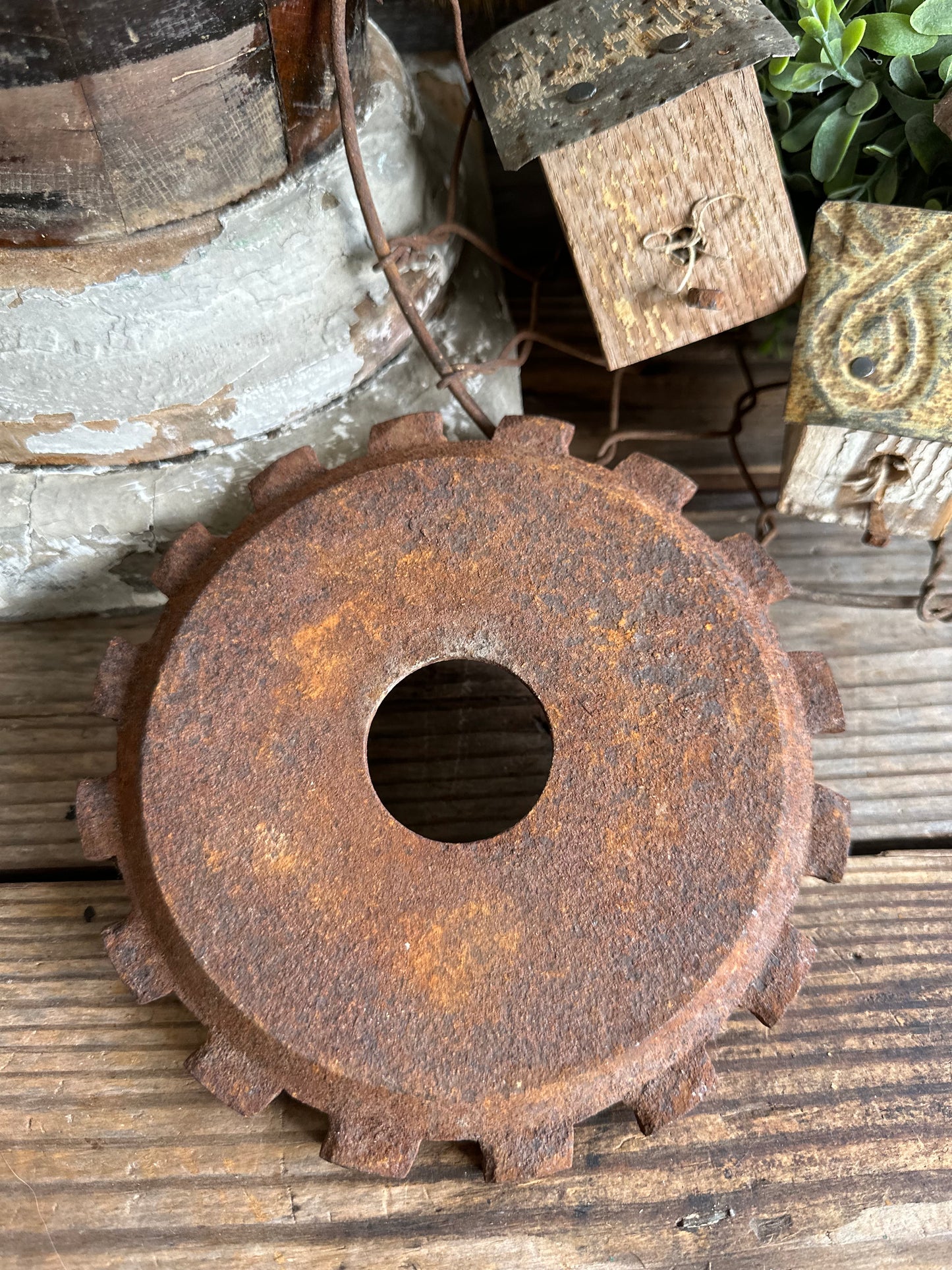 Rusty Metal Sprocket
