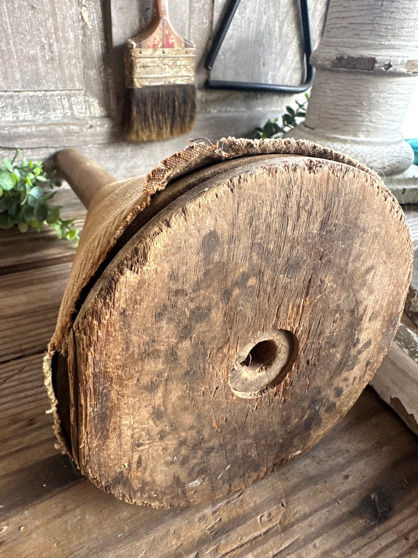 Large Wood Spool