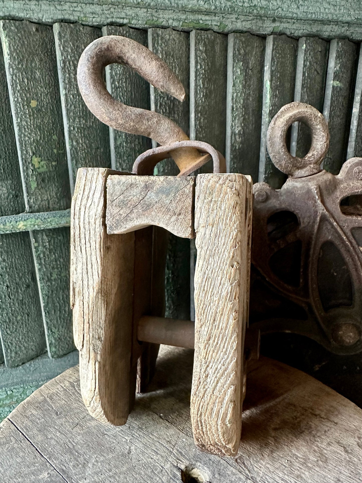 Wood Pulley Frame (no pulley sheave)