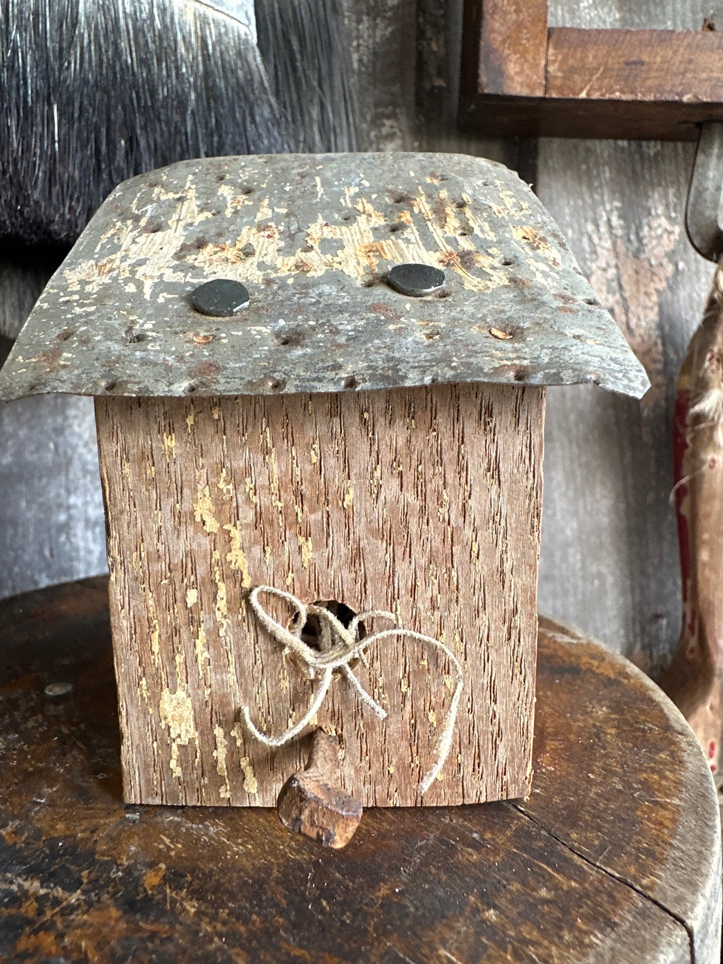 Bitty Birdhouse Handmade (Decor Only)