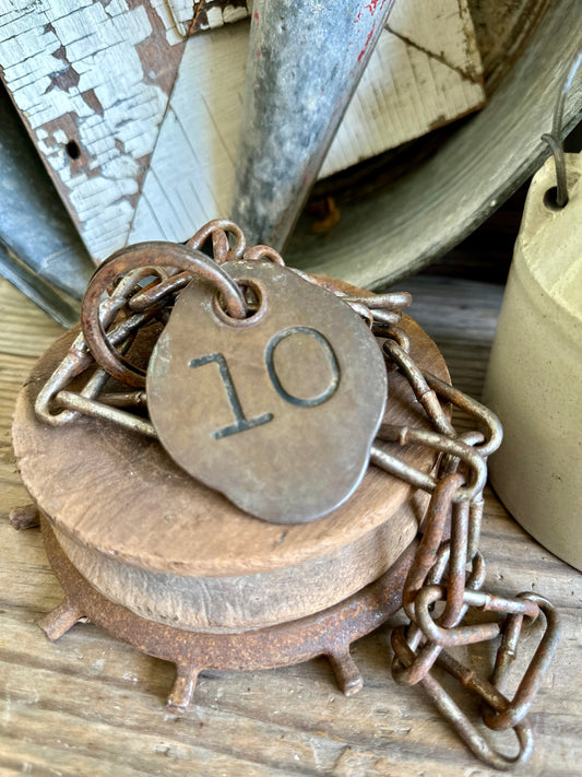 Cattle Tag With Chain #10