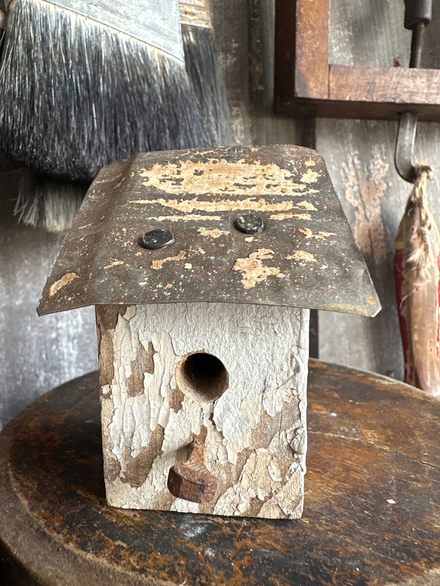 Bitty Birdhouse Handmade (Decor Only)