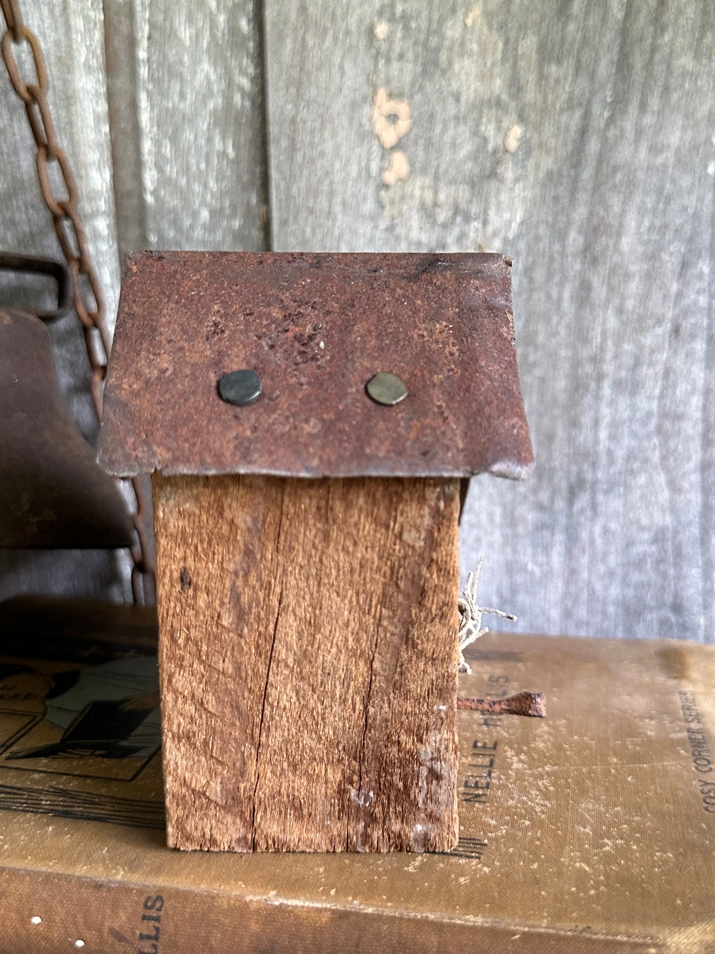 Bitty Birdhouse Handmade (Decor Only)
