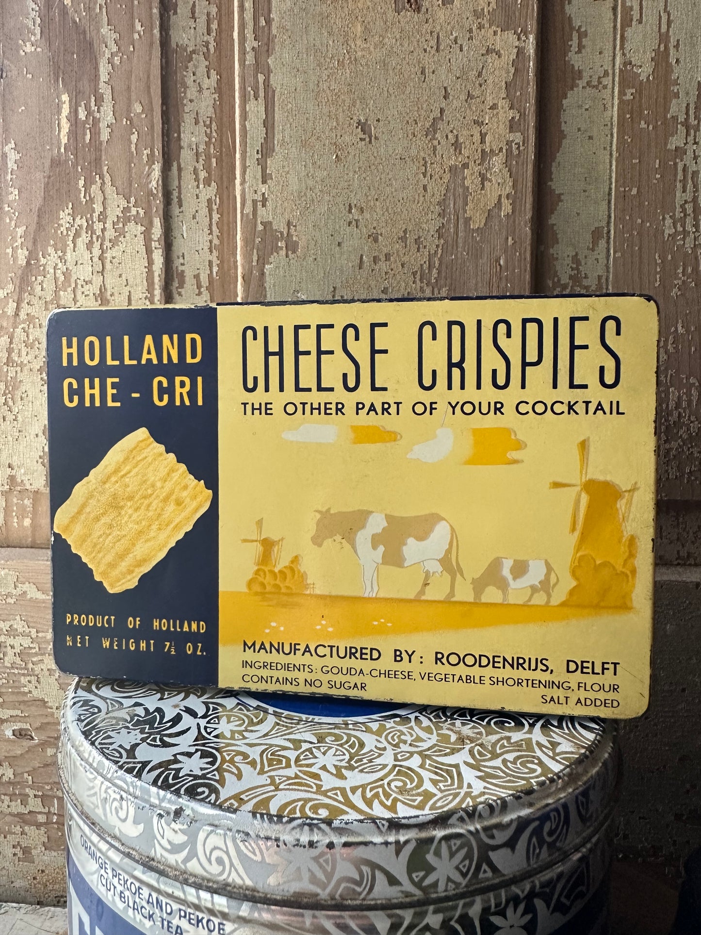 Cheese Crispies Tin