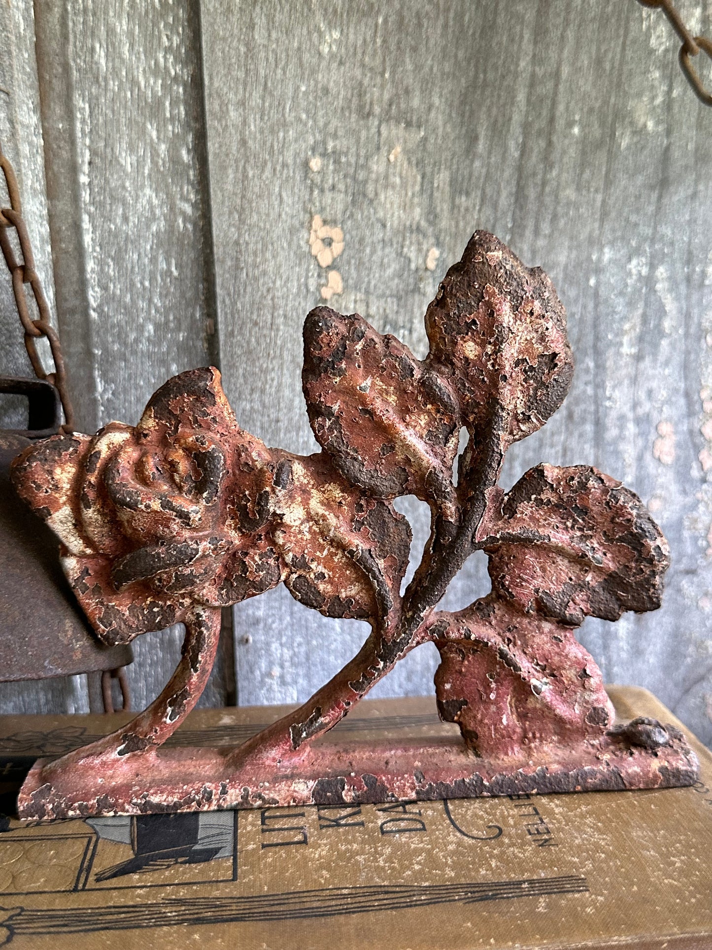 Rusty Metal Leaf Salvage Piece