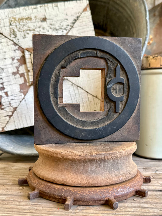 Stamp/Print Base Plate Cent Symbol