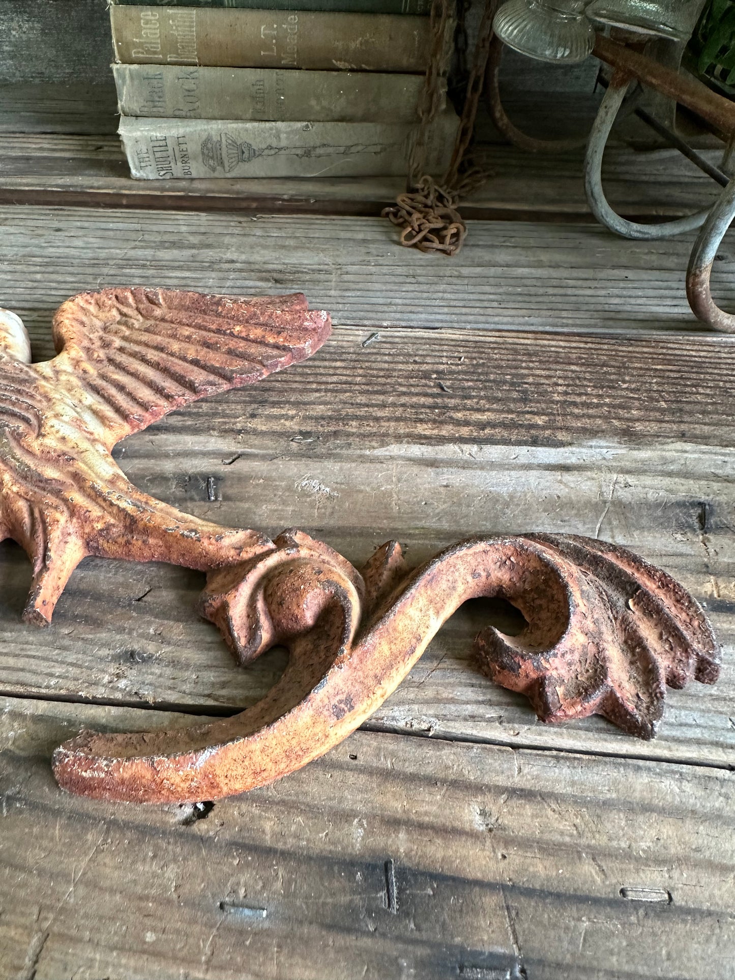 Rusty Metal Eagle Salvage Piece