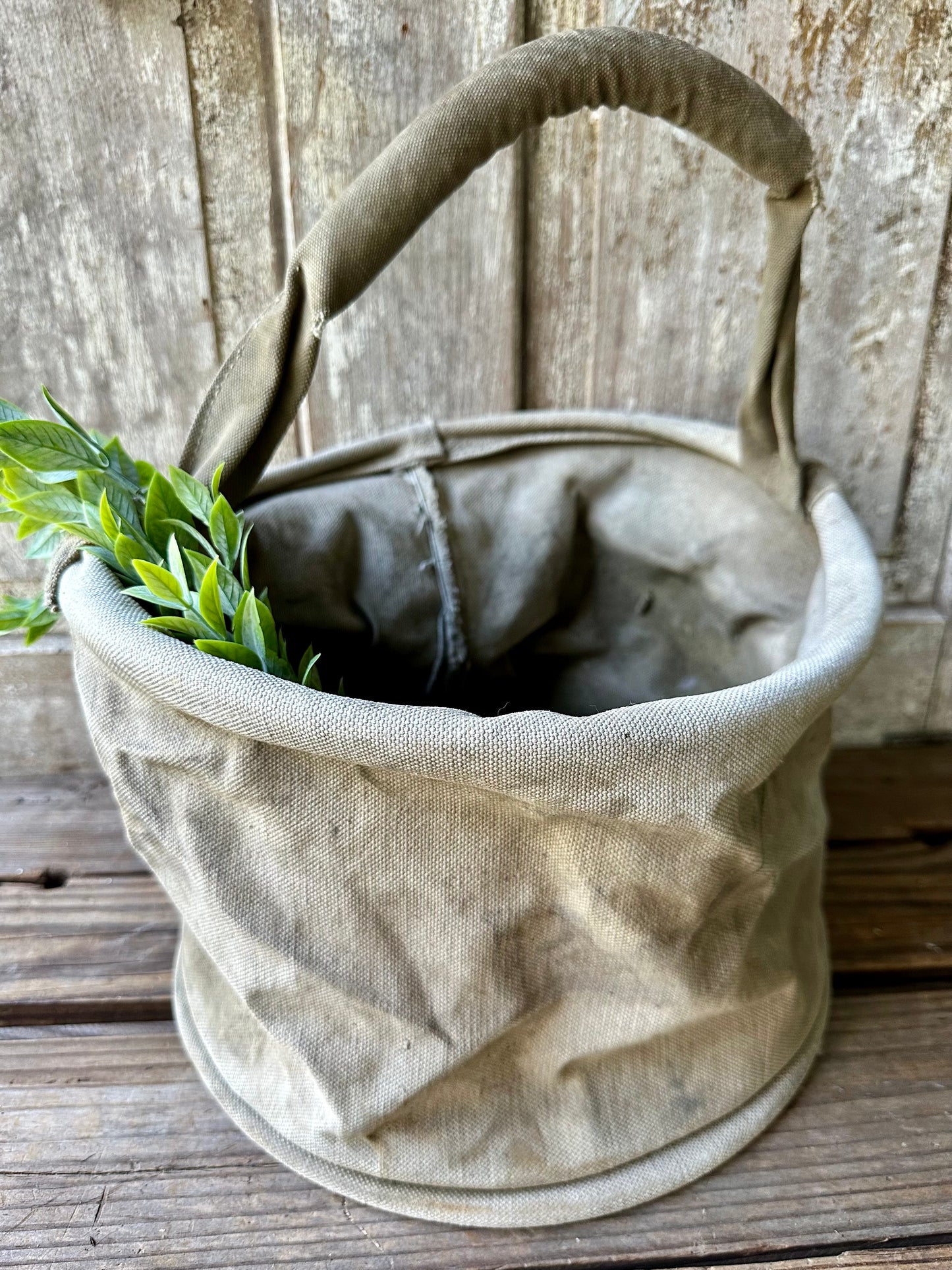 Canvas Collapsible Water Bucket Bag