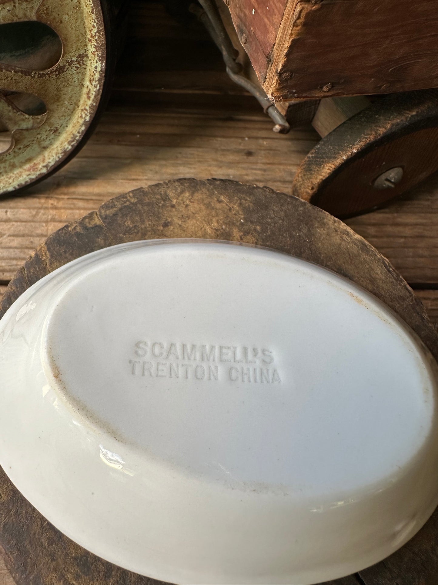 Ironstone Soap Dish