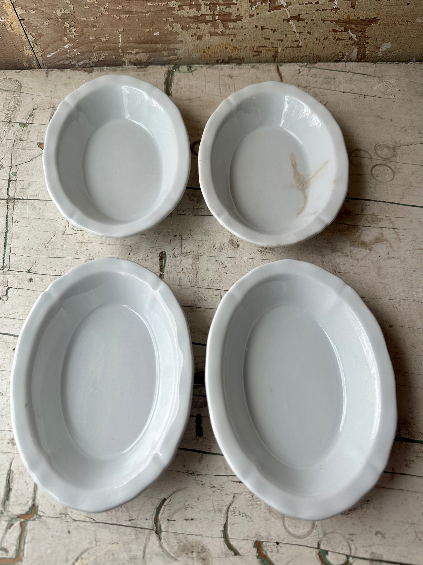 Ironstone J&G Meakin Dishes Set of 4