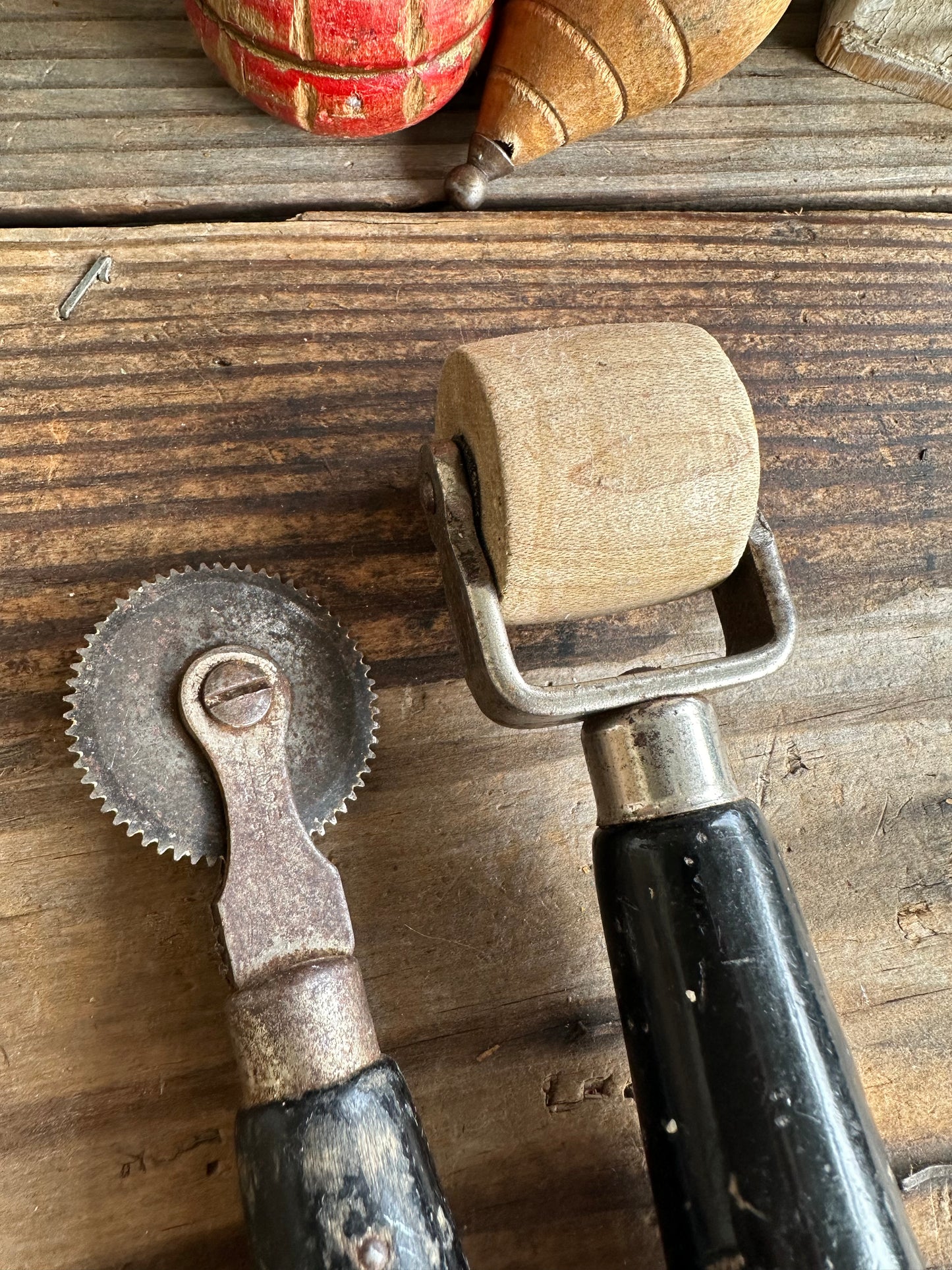 Tools Set Of Two Black Handle