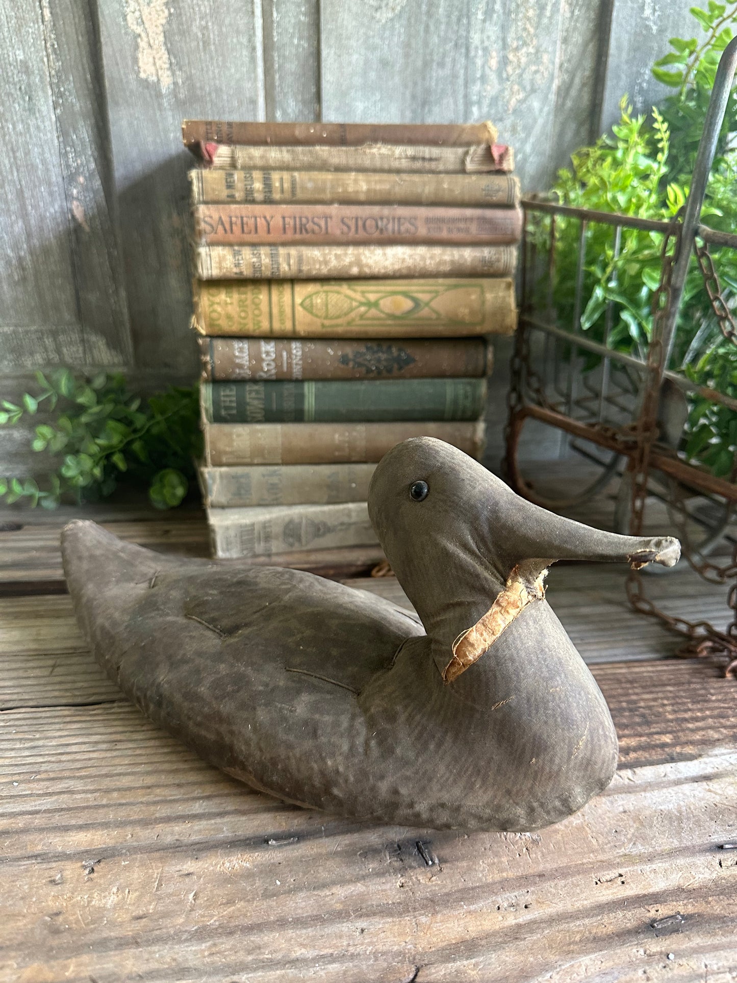 Canvas Duck Decoy