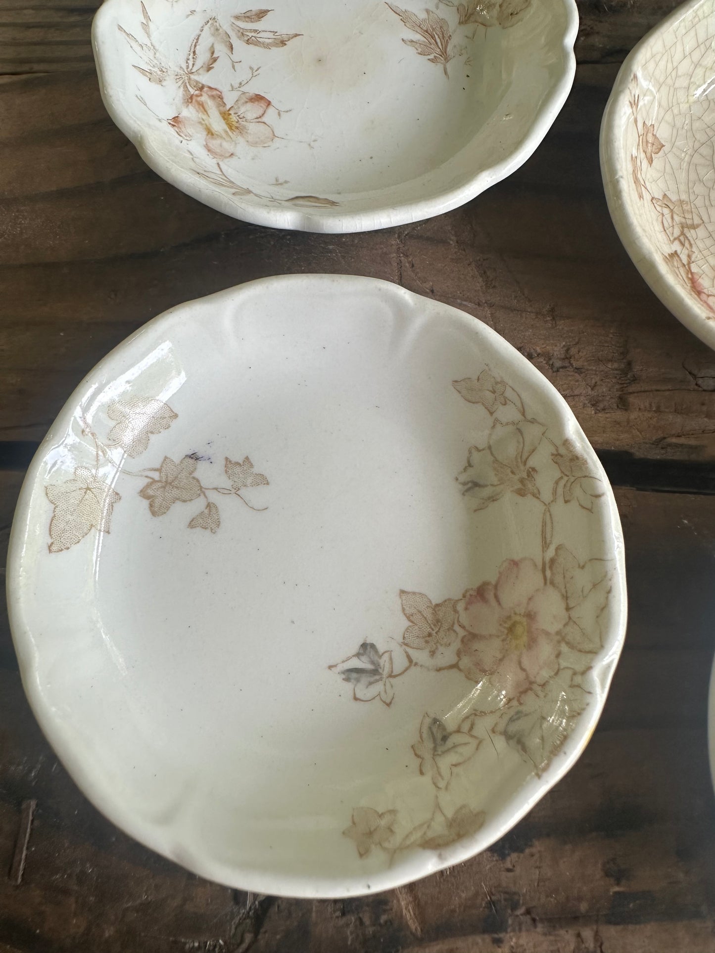 Butter Pats Set Of Four Transferware Johnson Bros England