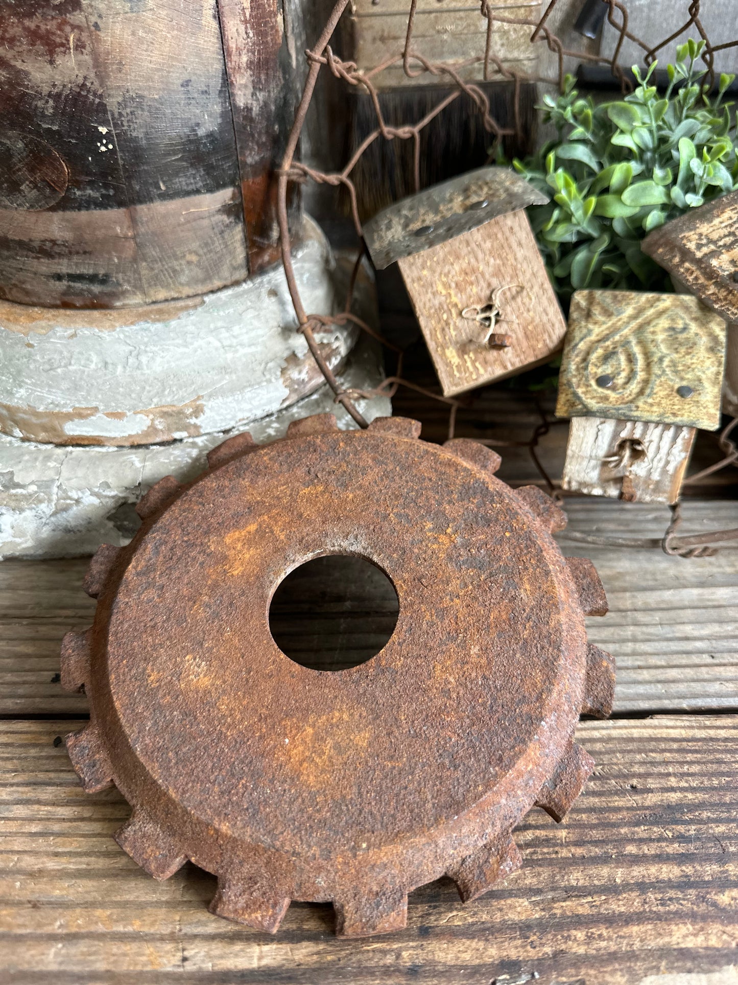 Rusty Metal Sprocket