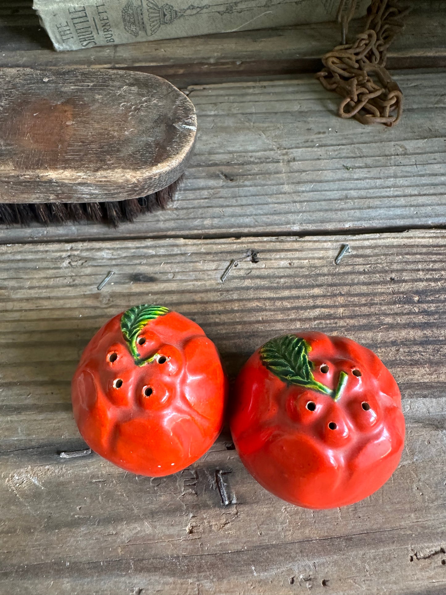 Tomato Set Of Two Salt & Pepper Shakers