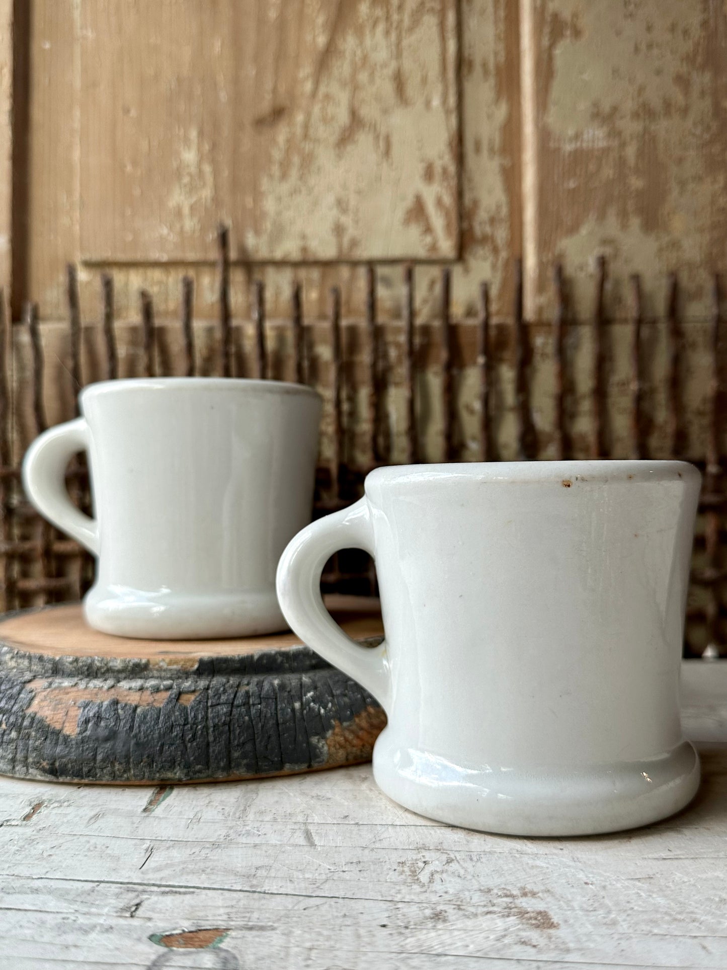 Ironstone Hall Mugs Set of 2