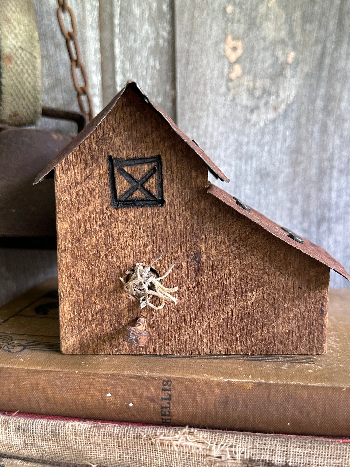 Bitty Birdhouse Handmade (Decor Only)
