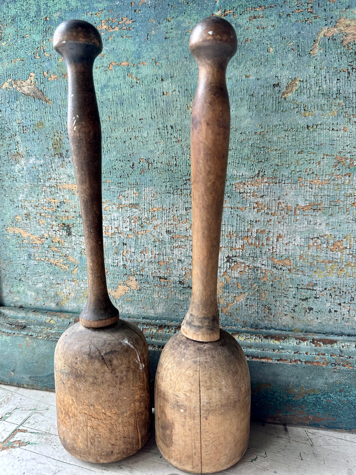 Wood Mashers Set Of Two