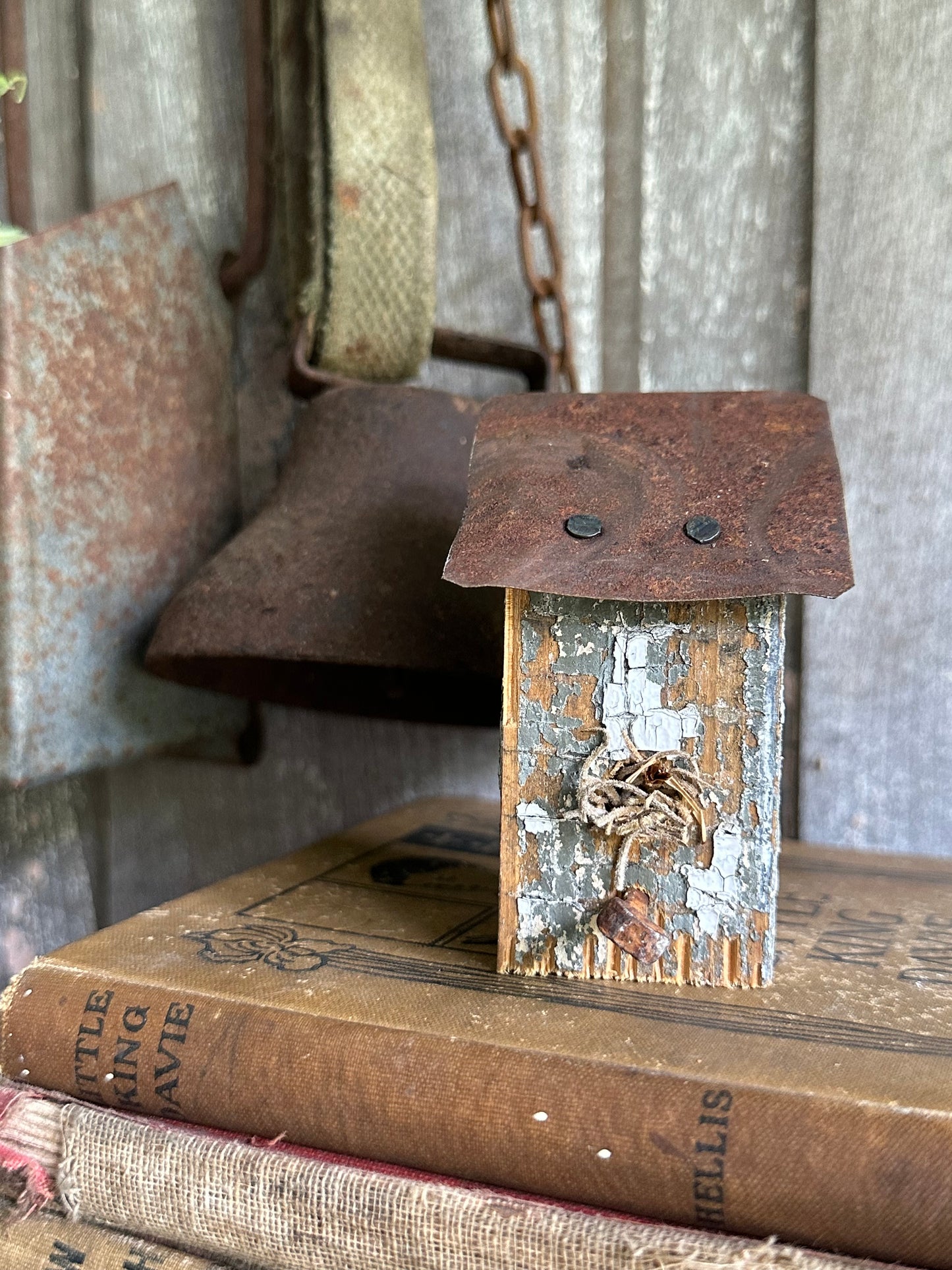Bitty Birdhouse Handmade (Decor Only)