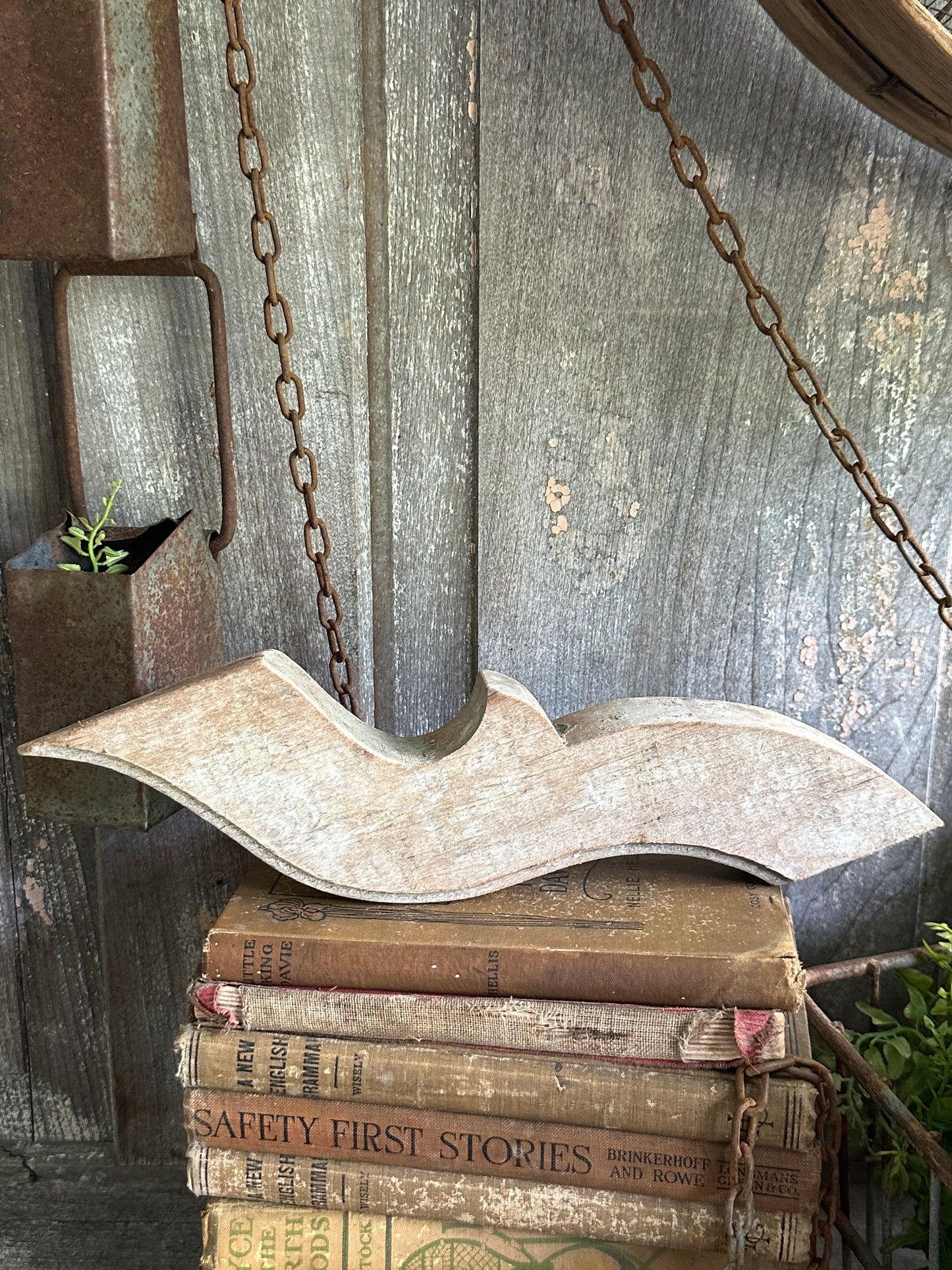 Weathered Paint Wood Salvage Piece