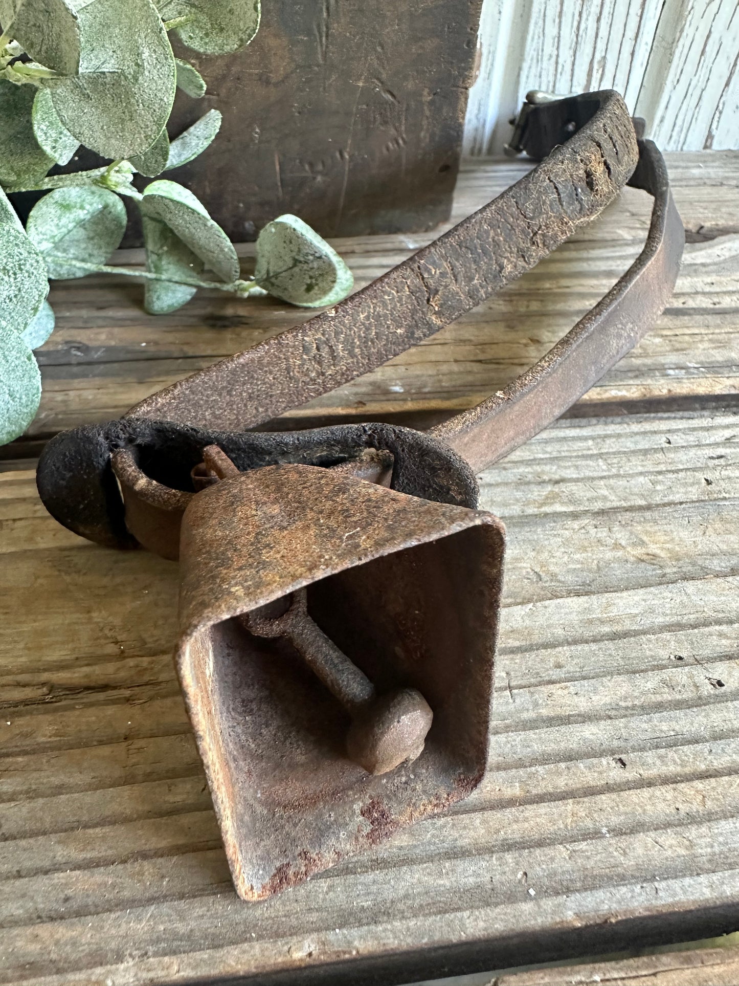 Goat/Cow Bell On Leather Strap